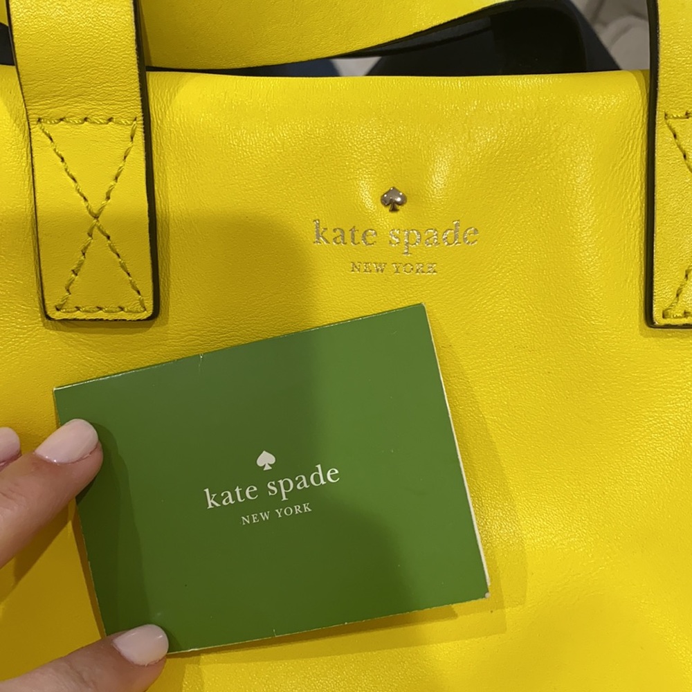 Yellow/Black Kate Spade cross body